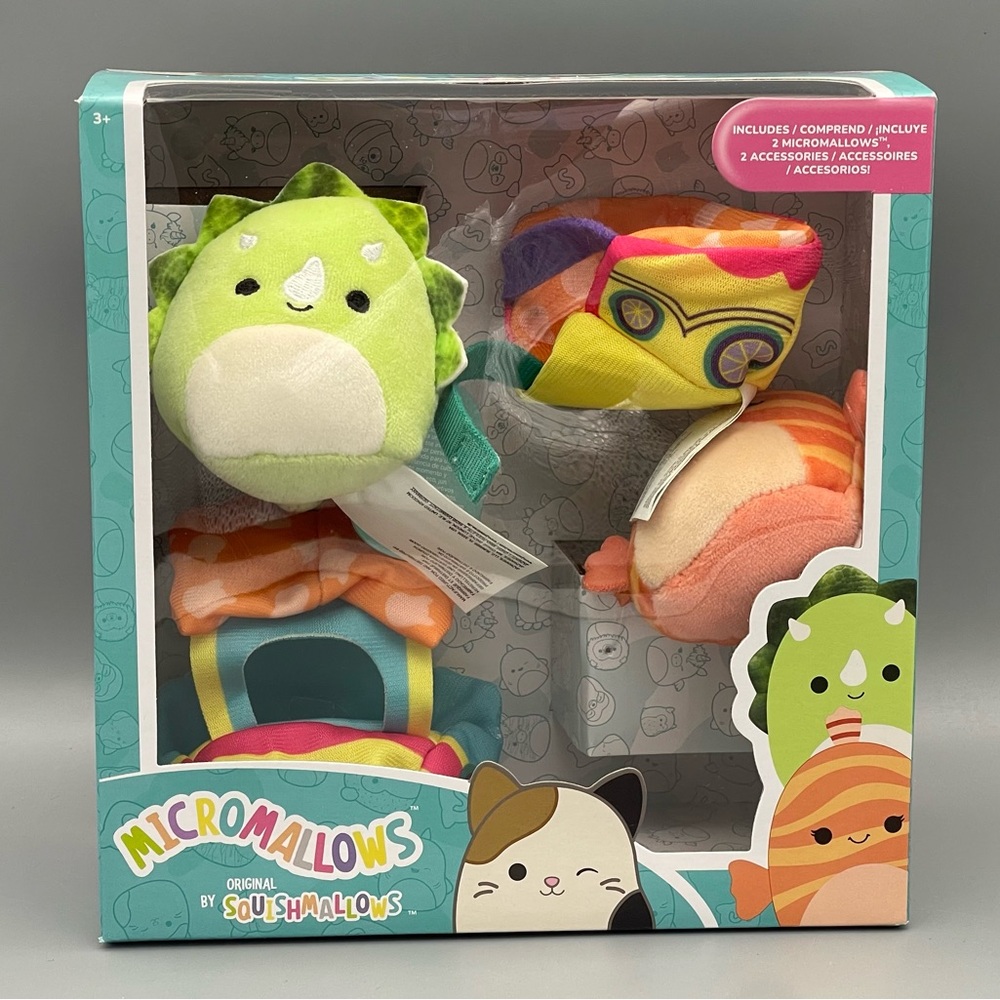 Squishmallows Original Micromallows Plush 4 Pack - Tristan, Lucienne NEW